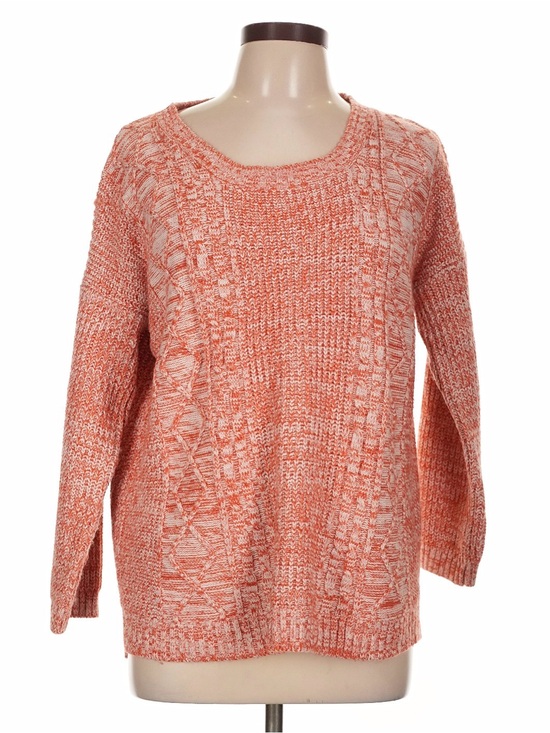 POL Sweaters - POL Oversized Creamsicle Knit Sweater